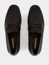 Ferragamo Testa di Moro Calfskin Gancini Loafers