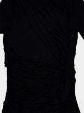 Zimmermann Black Illustration Gathered Dress