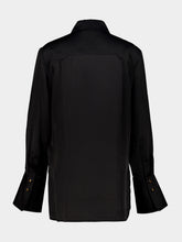 Zimmermann Black Valiant Silk Button-Up Shirt