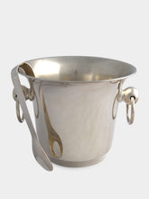 Leitão & Irmão Silver Ice Bucket with Tongs