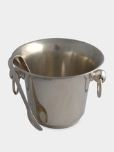 Leitão & Irmão Silver Ice Bucket with Tongs