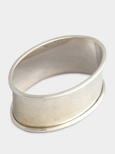 Leitão & Irmão Silver Oval Half-Round Napkin Ring