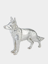Leitão & Irmão Silver German Shepherd Sculpture