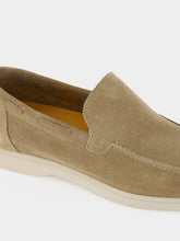 Aurélien Light Grey Yacht Calfskin Loafers