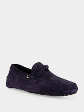 Aurélien Navy Blue Suede Driving Shoes