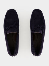 Aurélien Navy Blue Suede Driving Shoes