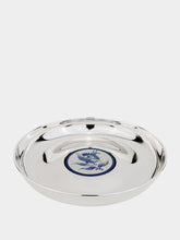 Leitão & Irmão Silver Dish with Portuguese Floral Tile