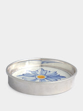 Leitão & Irmão Silver Portuguese Tile Bottle Coaster