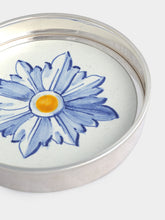 Leitão & Irmão Silver Portuguese Tile Bottle Coaster