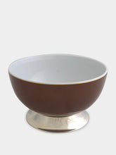 Leitão & Irmão Brown Large Porcelain Bowl