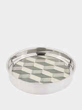 Leitão & Irmão Silver Downtown Tile Bottle Coaste