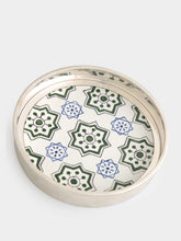 Leitão & Irmão Green Bottle Coaster with Uptown Tile