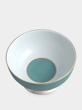 Leitão & Irmão Silver Medium Malibu Green Bowl