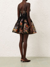 Zimmermann Pavilion V-Neck Black Mini Dress
