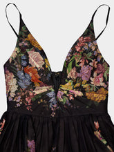 Zimmermann Pavilion V-Neck Black Mini Dress