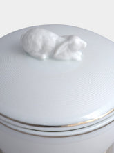 Leitão & Irmão Silver Small Hare Lid Box