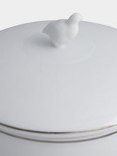 Leitão & Irmão Biscuit Porcelain Partridge Box