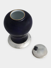 Leitão & Irmão Cobalt Blue Small Porcelain Jar