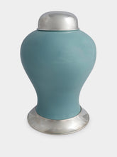 Leitão & Irmão Malibu Green Medium Porcelain Jar