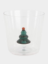 Ichendorf Milano Glass Tumbler with Petrol Blue Tree