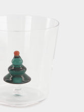 Ichendorf Milano Glass Tumbler with Petrol Blue Tree
