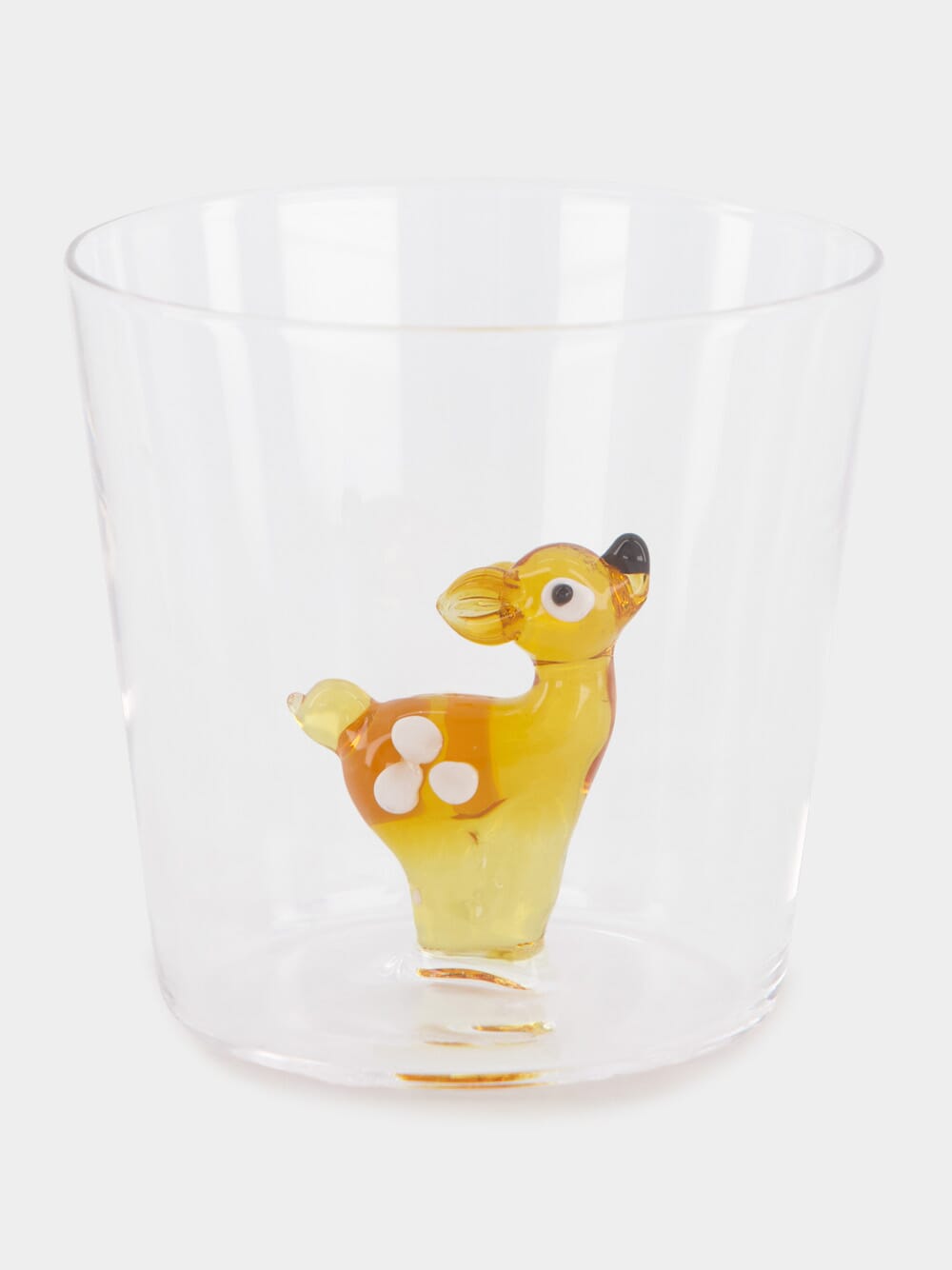 Glass Tumbler with Lonely Fawn Design