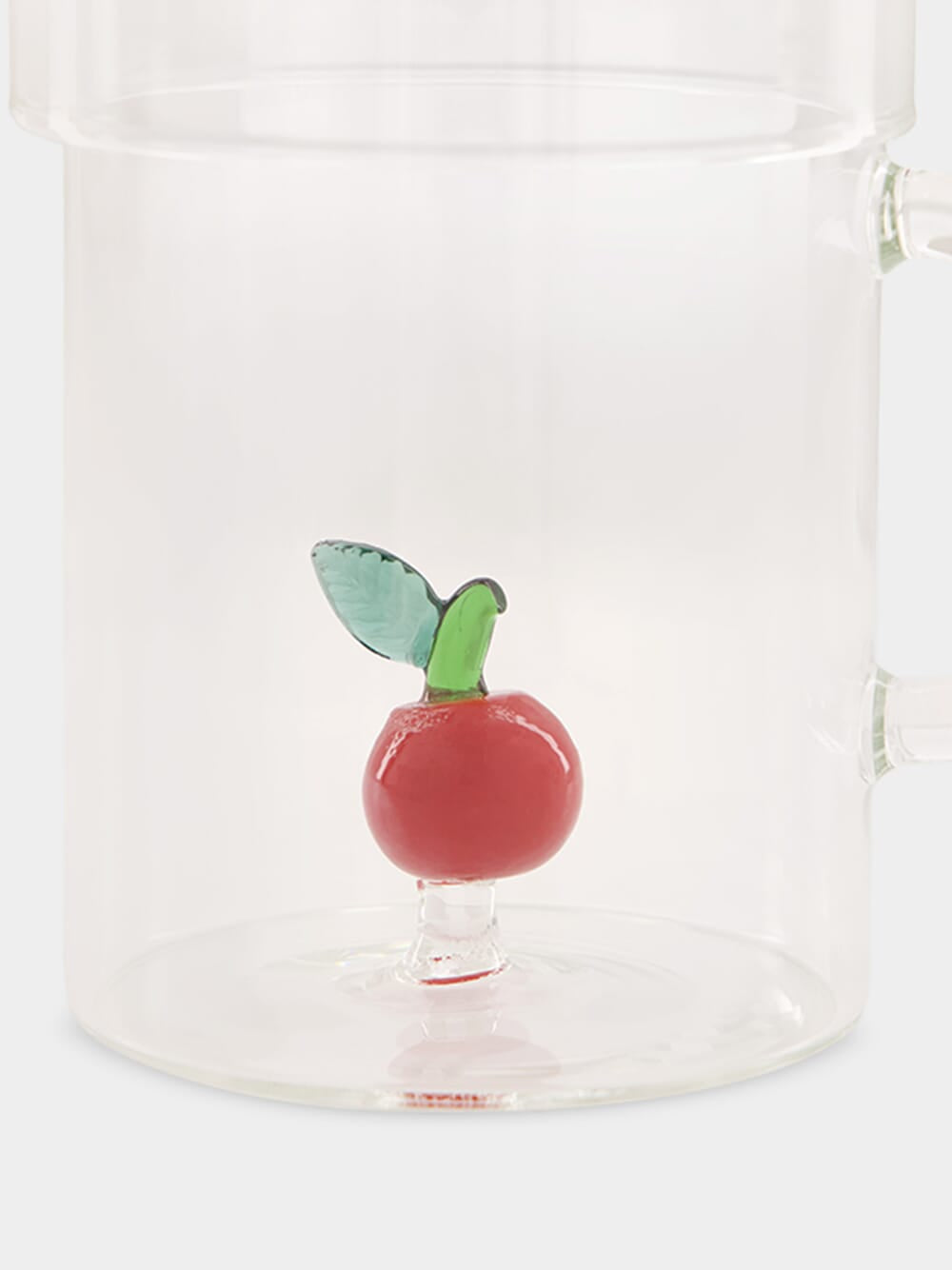 Red Apple with Tree Glass Mug