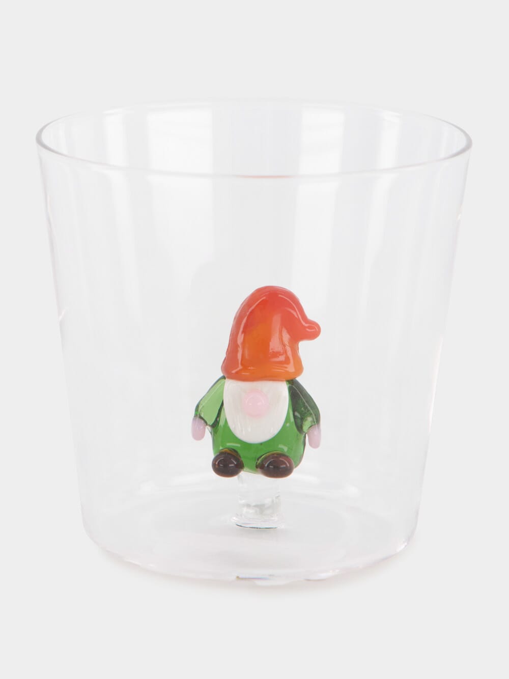 Glass Tumbler with Elf Design