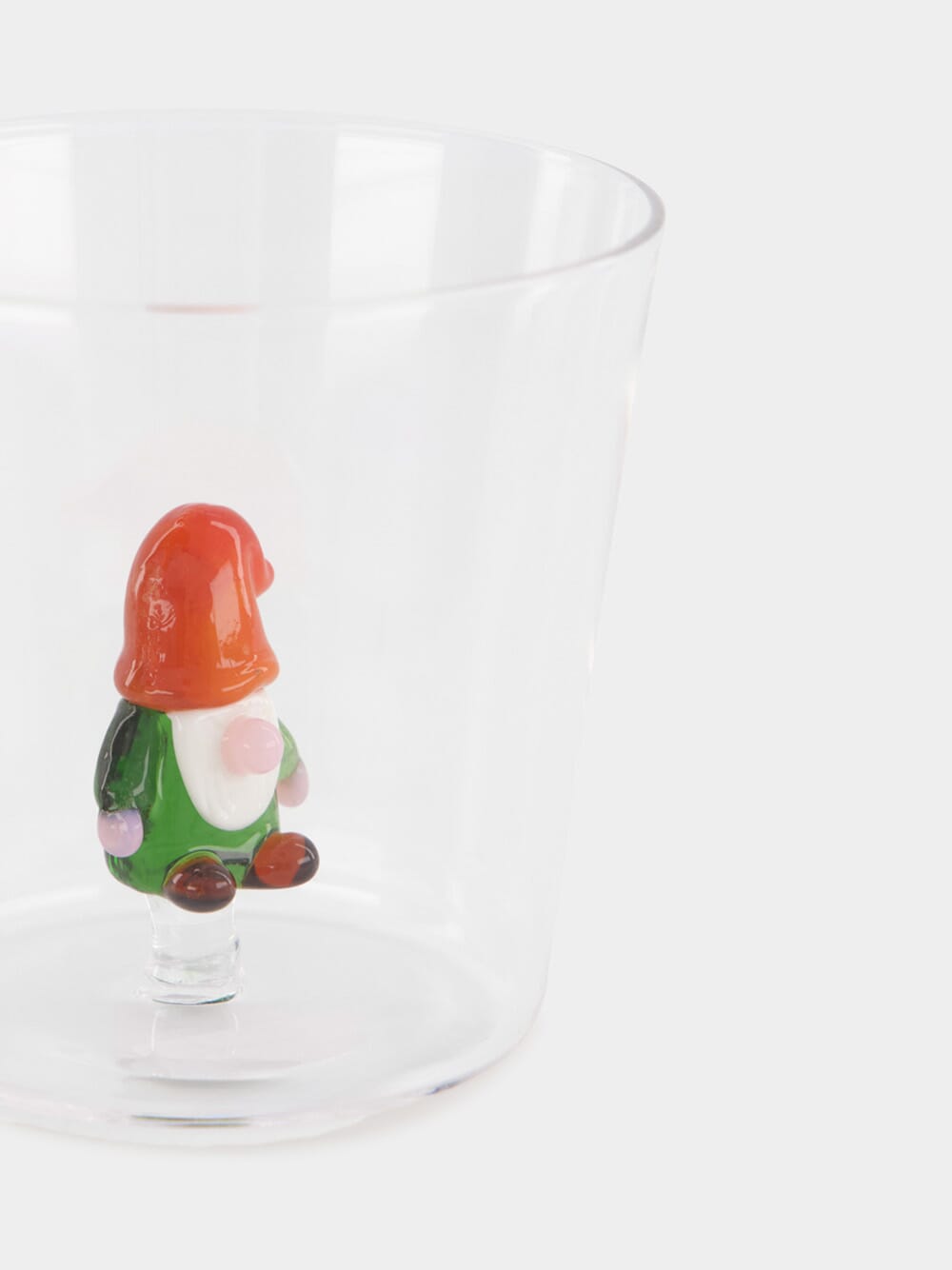 Glass Tumbler with Elf Design