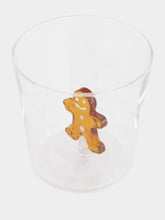 Ichendorf Milano Glass Tumbler with Gingerbread Design