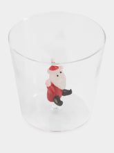 Ichendorf Milano Glass Tumbler with Jumping Santa