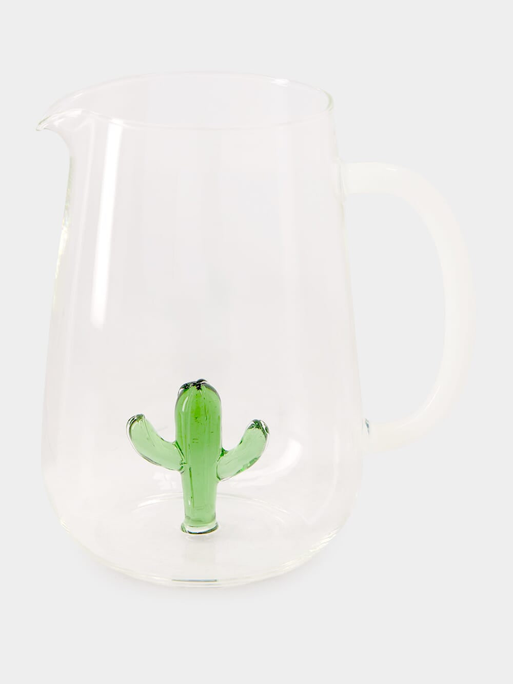 Green-Amber Cactus Jug