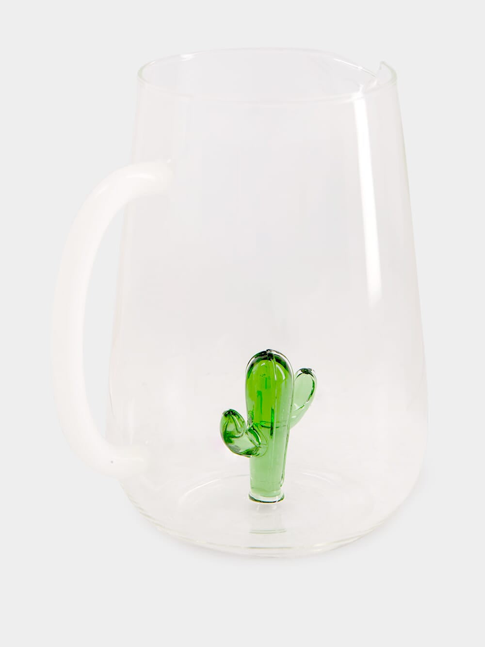 Green-Amber Cactus Jug