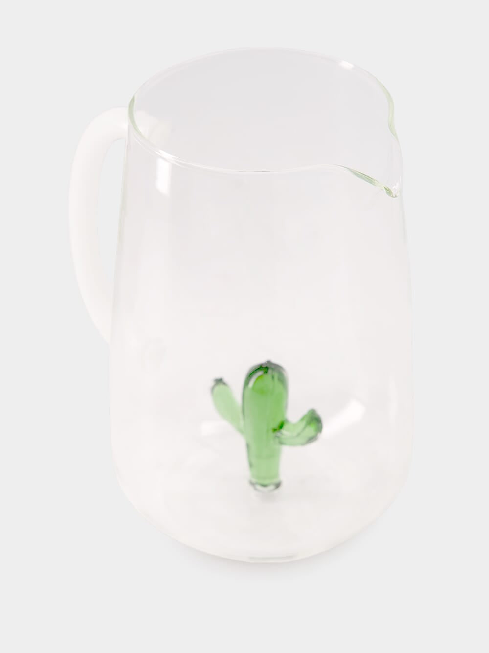 Green-Amber Cactus Jug