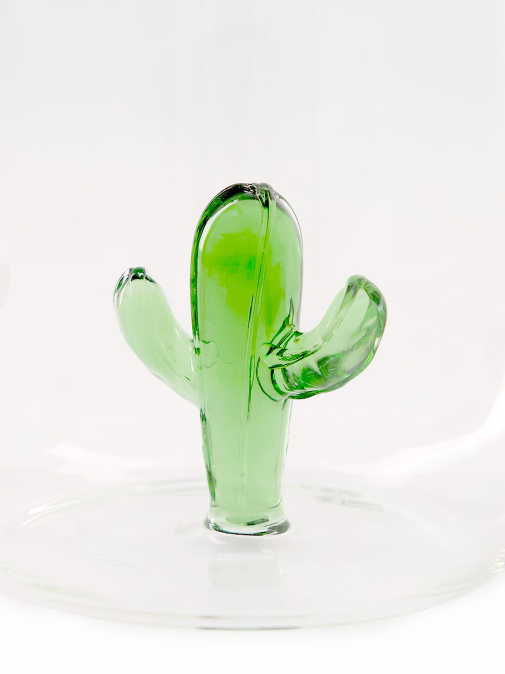 Green-Amber Cactus Jug