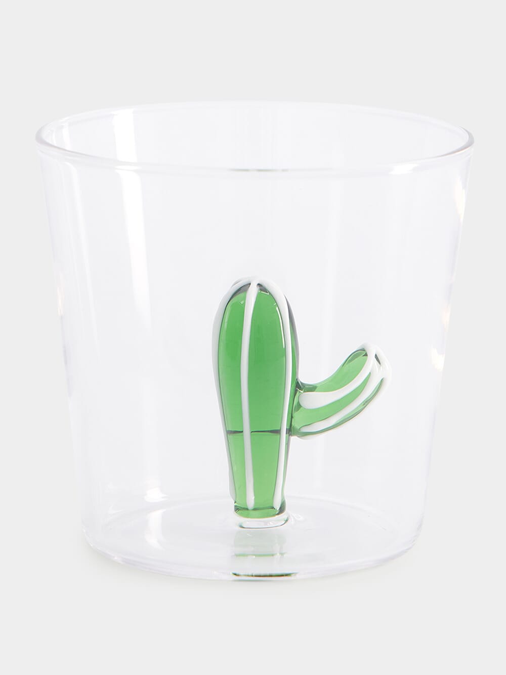 Green Cactus Tumbler Glass