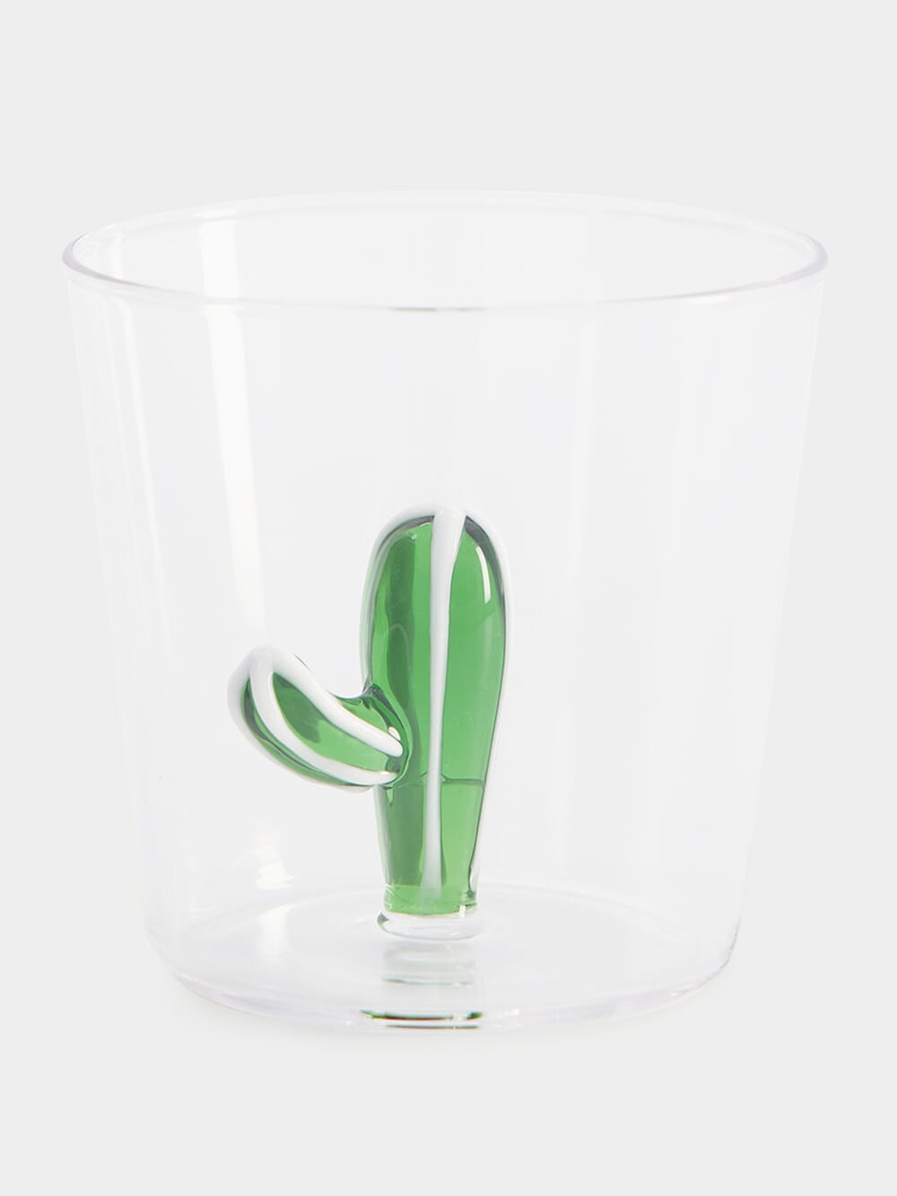 Green Cactus Tumbler Glass