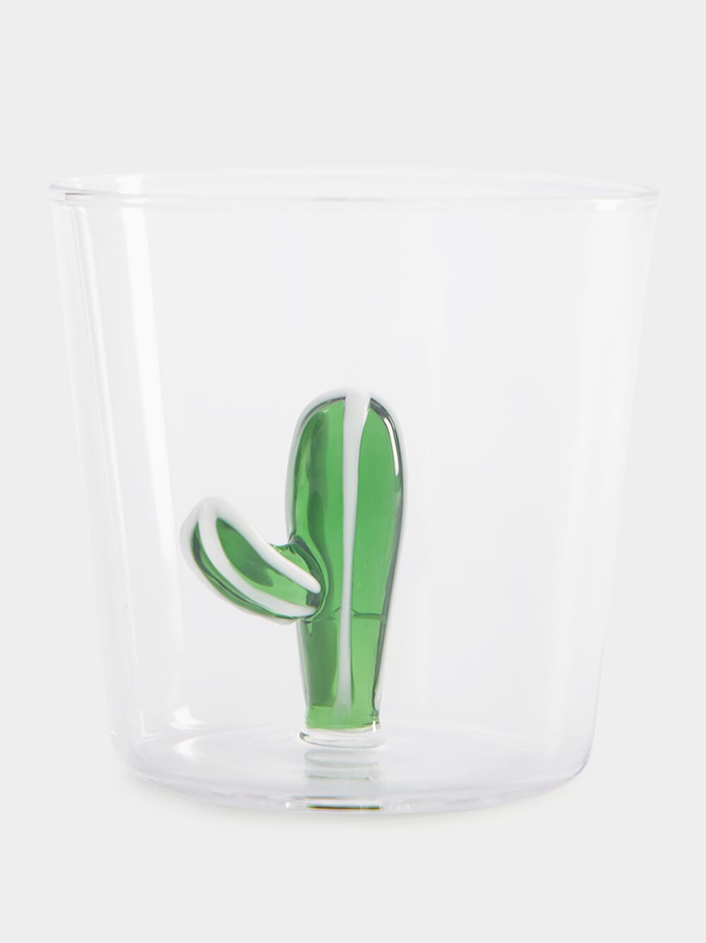 Green Cactus Tumbler Glass