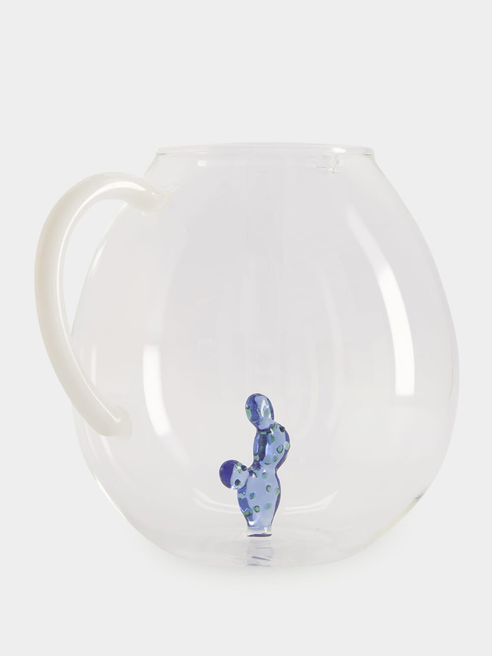 Blue Cactus Pitcher