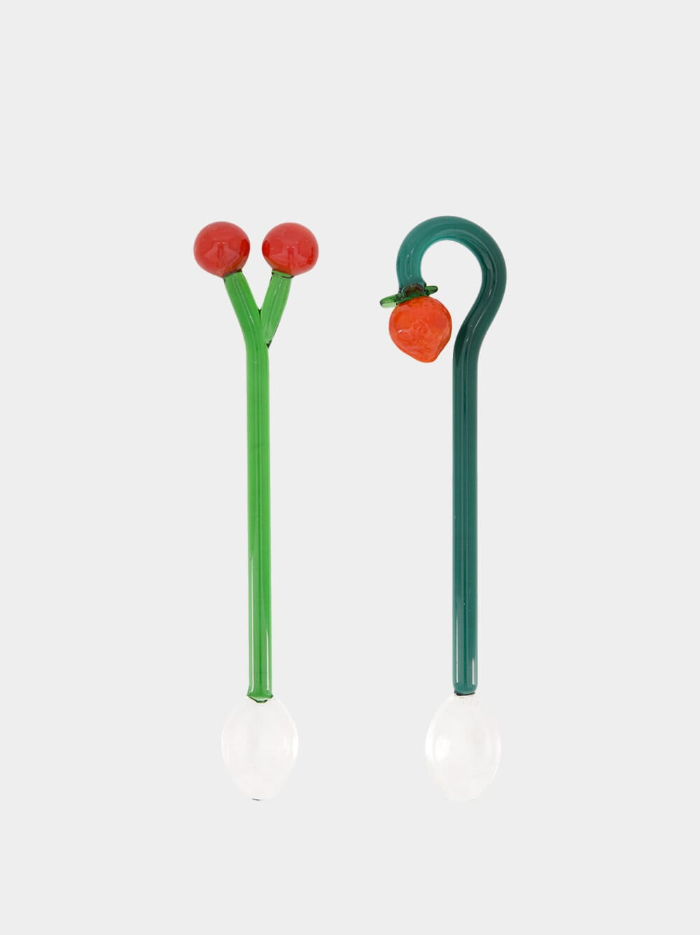 Set of 2 Cherries and Strawberry Spoons