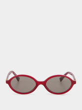 Miu Miu Opal Burgundy Regard Sunglasses
