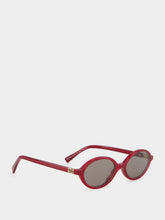 Miu Miu Opal Burgundy Regard Sunglasses