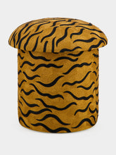 Doing Goods Maya Tiger Embroidered Stool