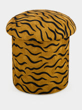 Doing Goods Maya Tiger Embroidered Stool