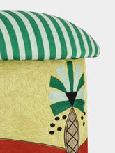 Doing Goods Paloma Palm Embroidered Stool
