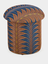 Doing Goods Milo Palm Embroidered Stool