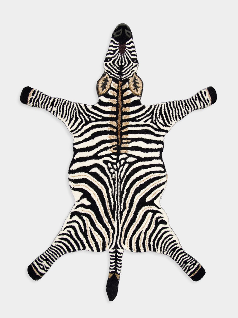 Large Stripey Zebra Rug