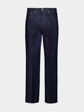 Auralee Indigo Hard Twist Denim Regular Jeans