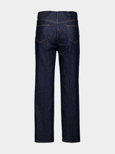 Auralee Indigo Hard Twist Denim Regular Jeans
