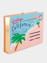 Olympia Le-Tan Greetings from California Clutch